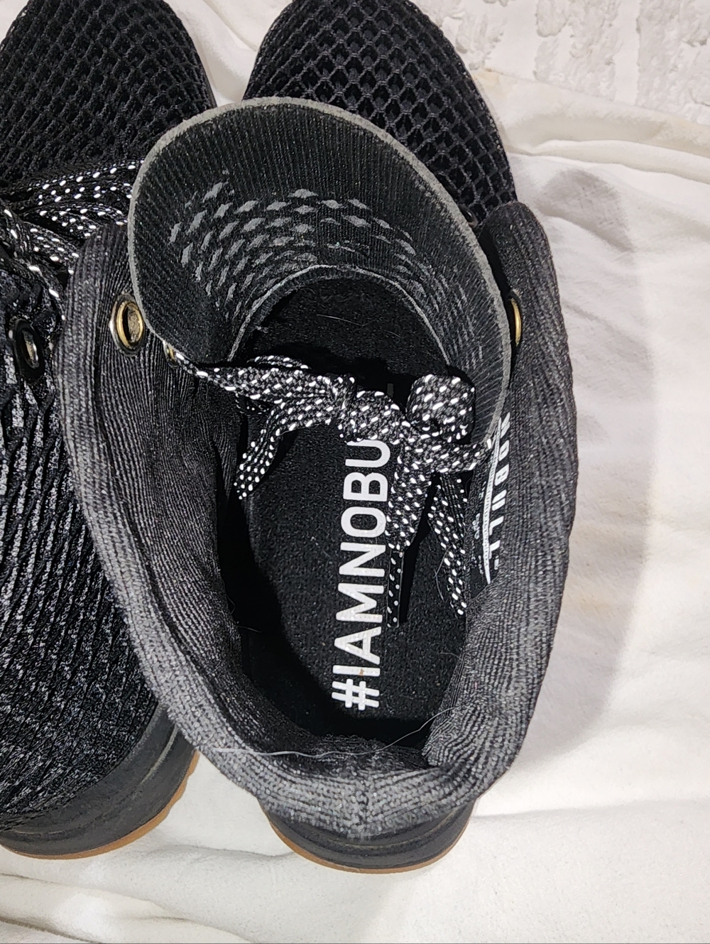 NoBull Diamond Mesh Runner Hightop Sneakers W 7.5 M 6 - Picture 7 of 9
